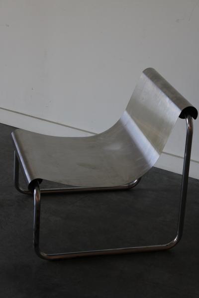 Patrick Gingembre Armchair and Ottoman by Patrick Gingembre France 1970s