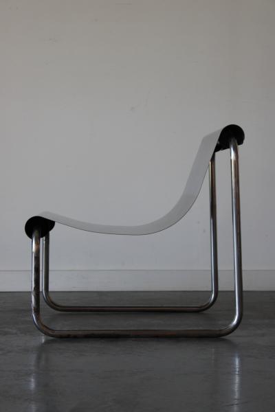 Patrick Gingembre Armchair and Ottoman by Patrick Gingembre France 1970s