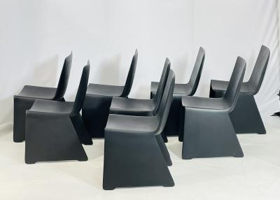 Patrick Naggar Eight Positano Black Foundry Dining Chairs by Patrick Naggar for Ralph Pucci