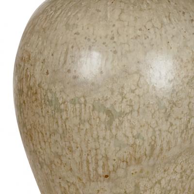 Patrick Nordstrom Table Lamps with Masterful Dappled Gray Glazing by Patrick Nordstr m