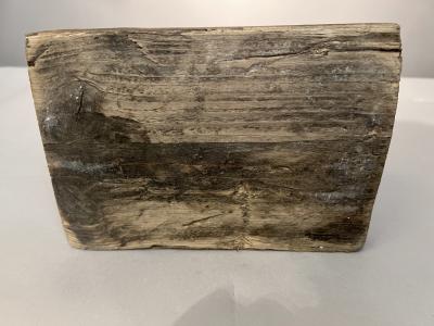 Paul Ackerman Crumpled lead sculpture by Paul Ackerman Paris France circa 1970