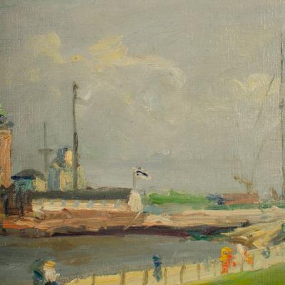 Paul Betyna German b 1887 d 1967 Cuxhaven painting 