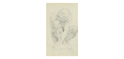 Paul C zanne Study after a sculpture of Atlas crouching Year unknown