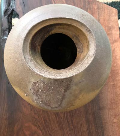 Paul Chaleff Wood fired Ceramic Jar Paul Chaleff