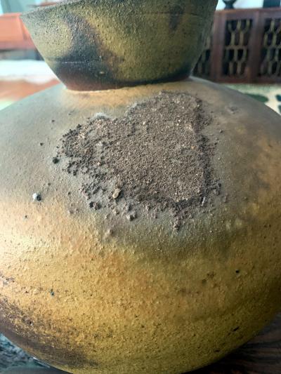 Paul Chaleff Wood fired Ceramic Jar Paul Chaleff