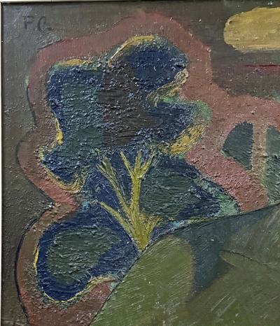 Paul Cocagne Paul Cocagne Belgian 1910 1994 Portrait of a Young Man in Swimsuit c 1945