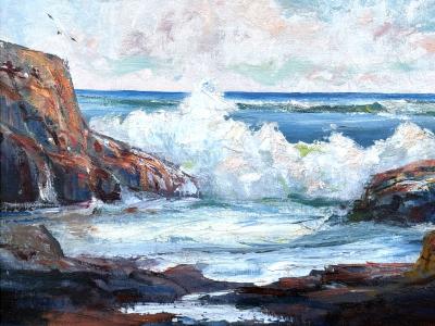 Paul Daugherty Crashing Surf Carmel California 