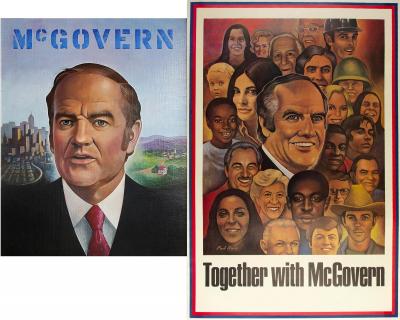 Paul Davis George McGovern Presidential Campaign Alt Che Guevara Poster Artist 1972