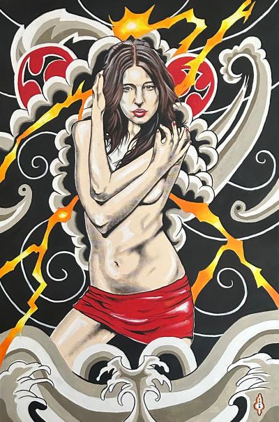 Paul De Zubicaray The Girl with the Red Skirt