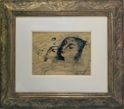 Paul Delvaux A Ma Cherie Pilette