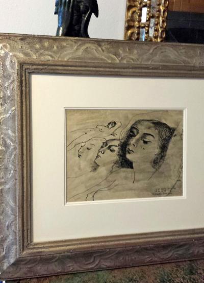 Paul Delvaux A Ma Cherie Pilette