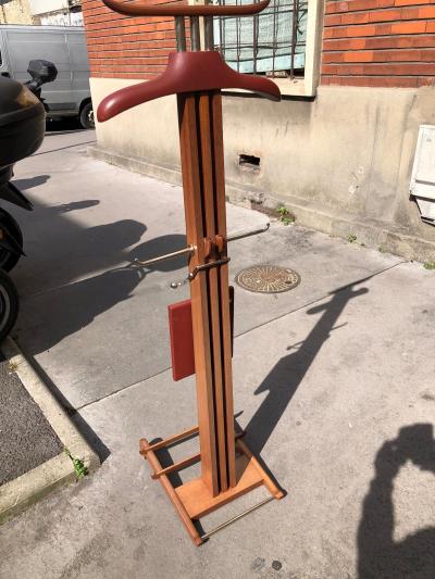 Paul Dupr Lafon 1970s valet or coat rack by Paul Dupre Lafon for Herm s