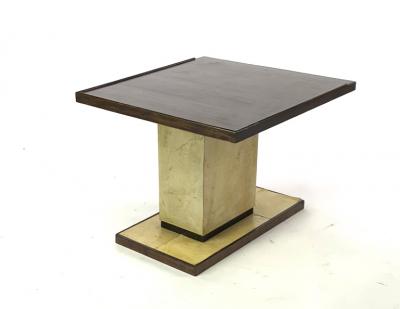 Paul Dupr Lafon Dupre Lafon pair of makassar and parchemin side table