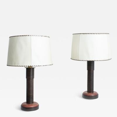 Paul Dupr Lafon Pair of Table Lamps by PAUL DUPR LAFON