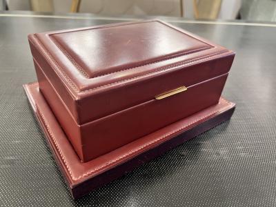 Paul Dupr Lafon Paul Dupre Lafon for Hermes Stitched Leather Box