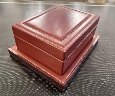 Paul Dupr Lafon Paul Dupre Lafon for Hermes Stitched Leather Box
