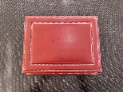 Paul Dupr Lafon Paul Dupre Lafon for Hermes Stitched Leather Box