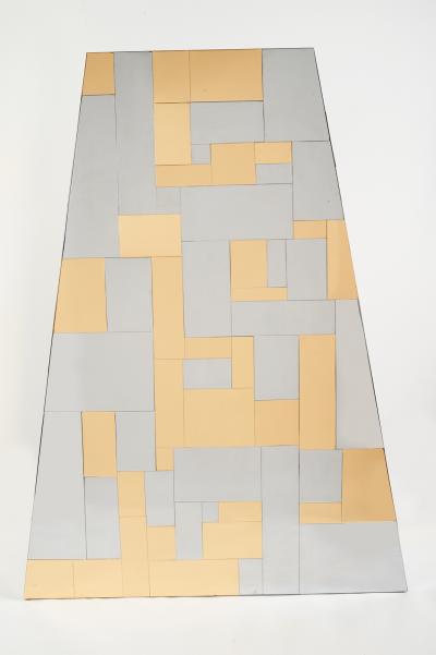 Paul Evans 1970s Paul Evans Inspired Cityscape Fireplace Hood