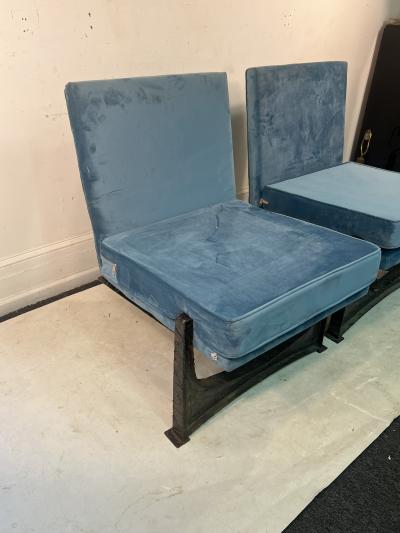 Paul Evans BRUTALIST SCULPTURAL METAL CHAIRS IN THE MANNER OF PAUL EVANS