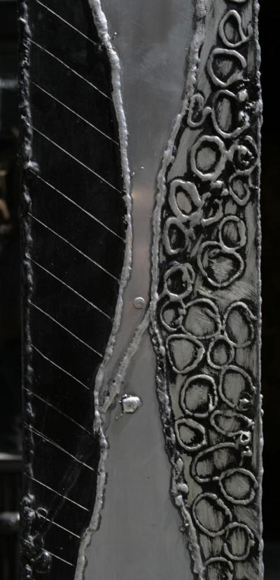 Paul Evans Bed Custom King Argente USA