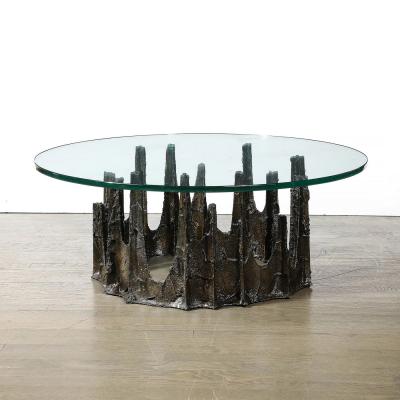 Paul Evans Bronze Stalagmite Coffee Cocktail Table