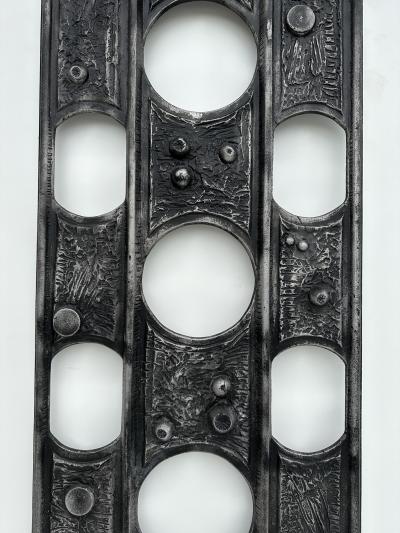 Paul Evans Brutalist Cast Aluminum Wall Sculpture Decor