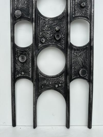 Paul Evans Brutalist Cast Aluminum Wall Sculpture Decor