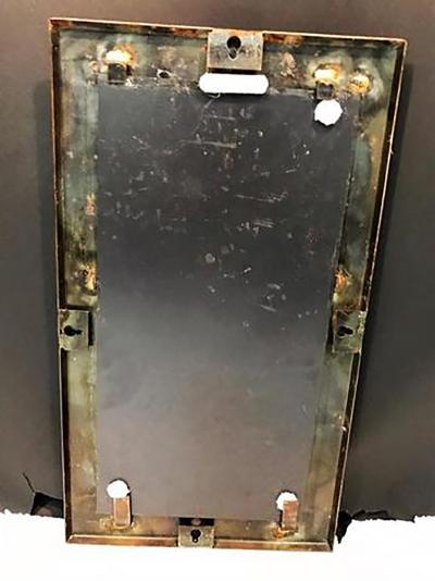 Paul Evans Brutalist Eye Form Mirror in the Manner of Paul Evans