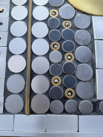 Paul Evans Brutalist Mosaic Aluminum Coffee Table