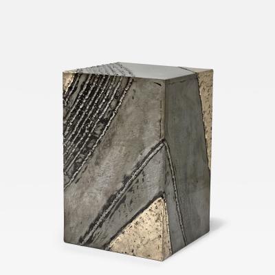 Paul Evans Brutalist Pedestal Tableby Paul Evans