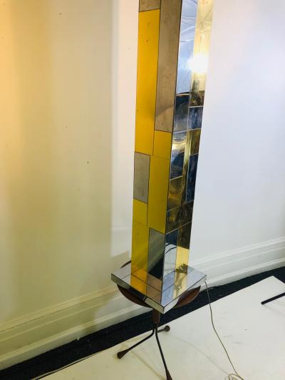 Paul Evans Cityscape Floor Lamp Attributed to Paul Evans