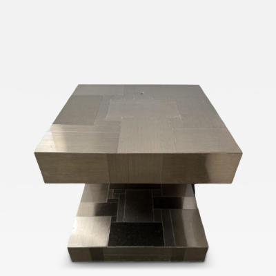 Paul Evans Cityscape Side Tables in Gunmetal