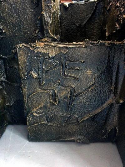 Paul Evans Exceptional Sculpted Bronze Dining Table by Paul Evans