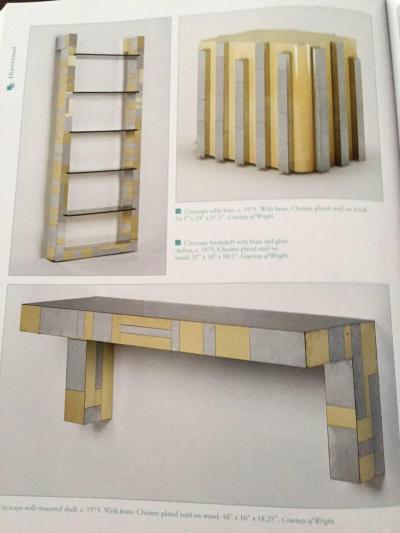 Paul Evans Glass Top Cityscape Dining Table Paul Evans