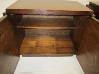 Paul Evans Gorgeous Pair of Paul Evans Inspired Brutalist Mosaic Nightstands from Lane