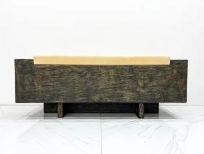 Paul Evans Important Paul Evans Studio Sculpted Bronze and Resin Sofa Signed 1971