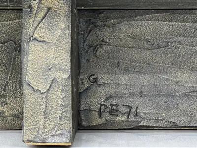 Paul Evans Important Paul Evans Studio Sculpted Bronze and Resin Sofa Signed 1971