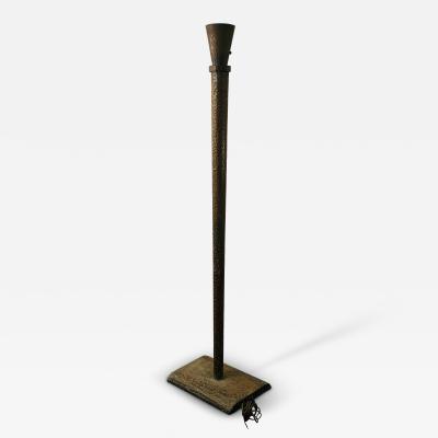 Paul Evans MID CENTURY BRUTALIST COPPER FLOOR LAMP IN THE MANNER OF PAUL EVANS