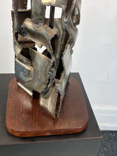 Paul Evans MID CENTURY BRUTALIST WELDED TORCH CUT LAMP