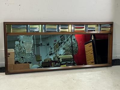 Paul Evans MODERN BRASS CHROME CITYSCAPE MIRRORS IN THE MANNER OF PAUL EVANS