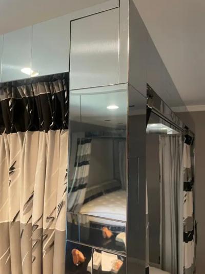 Paul Evans Magnificent Paul Evans Chrome Cityscape Kingsize Bed Mid CCentury Modern