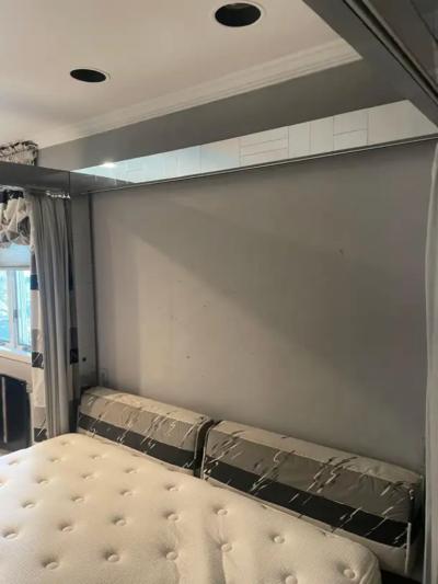Paul Evans Magnificent Paul Evans Chrome Cityscape Kingsize Bed Mid CCentury Modern