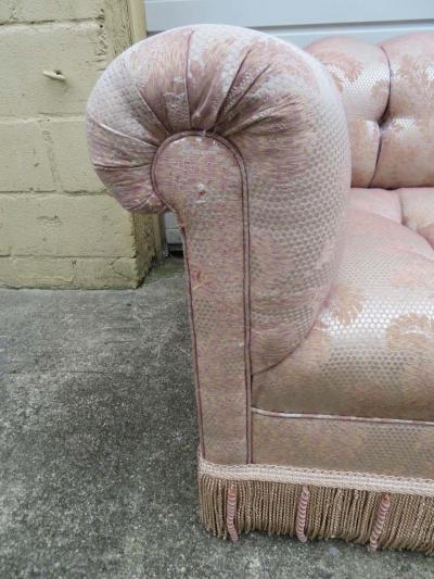 Paul Evans Magnificent Paul Evans for Directional Biscuit Tufted Party Sofa Midcentury