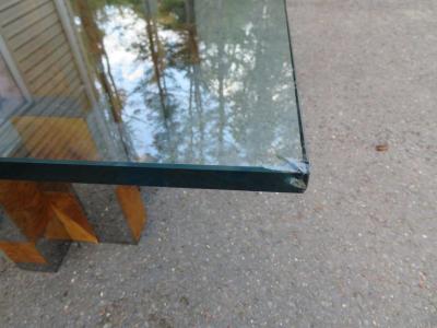 Paul Evans Magnificent Signed Paul Evans Burl Chrome Cityscape Dining Table Mid Century