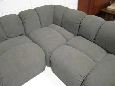 Paul Evans Mid Century Modern Seven Piece Signed Paul Evans Sectional Sofa