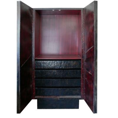 Paul Evans Monumental Paul Evans Signed Geometric Cabinet 1972