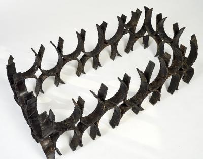 Paul Evans One of a Kind Paul Evans Reversed Loop Coffee Table Signed c 1968