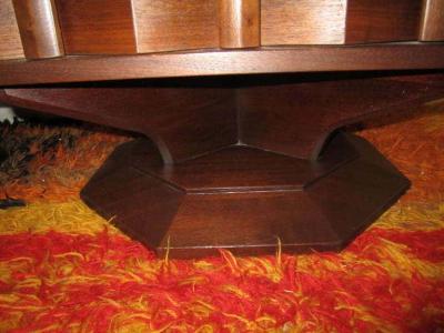 Paul Evans Pair of Brutalist Paul Evans Style Night Stands Pedestal Mid century