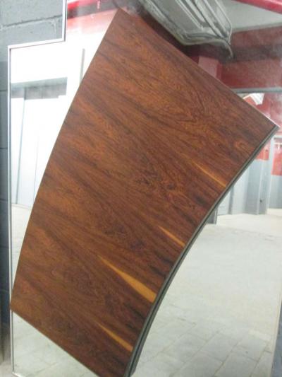 Paul Evans Pair of Large Rosewood Mirrors in the Style of Paul Evans for Directional