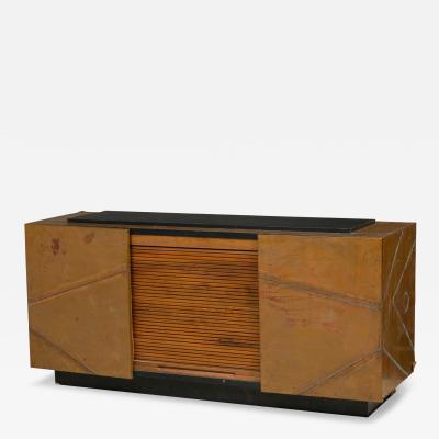 Paul Evans Paul Evans American Mid Century Copper Front Credenza Sideboard
